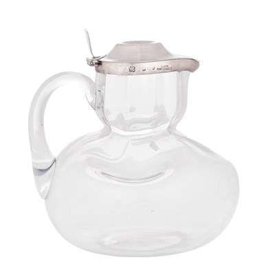 Lot 1078 - A Victorian Silver-Mounted Claret-Jug