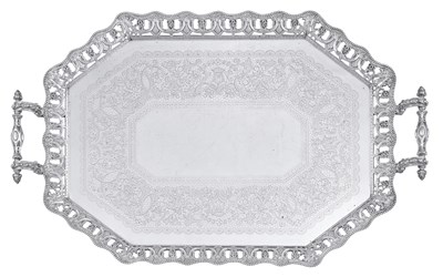 Lot 563 - A George V Silver Tray