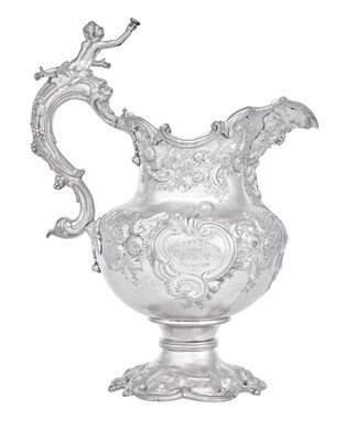 Lot 1021 - A Victorian Silver Jug