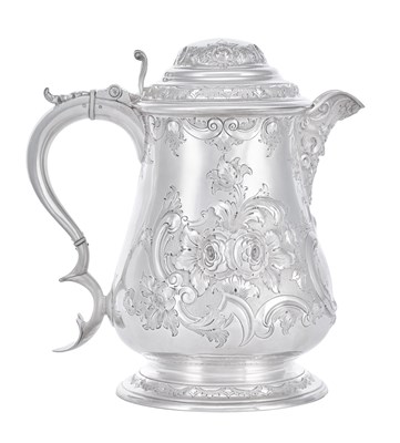 Lot 807 - A Victorian Silver Hot-Water Jug