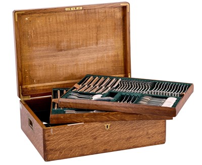 Lot 991 - A George III and Later Silver Table-Service