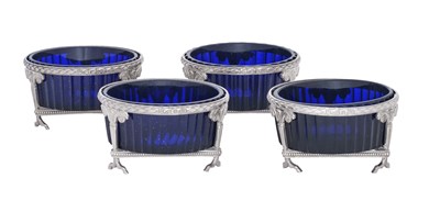 Lot 992 - A Set of Four George III Silver Salt-Cellars