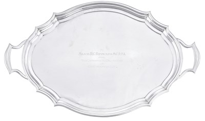 Lot 196 - A George V Silver Tray