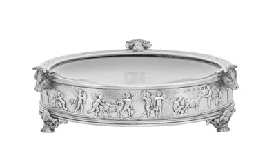 Lot 1014 - A Victorian Silver Butter-Dish