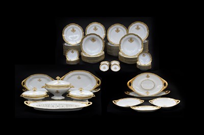 Lot 952 - A Limoges Porcelain Dinner Service, late...