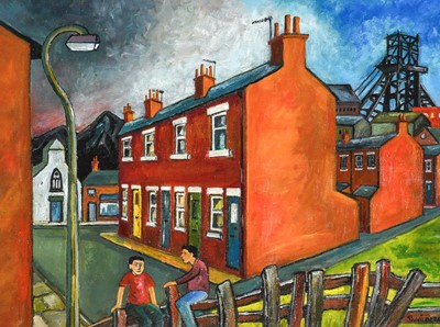 Lot 1080 - David Wilders (Contemporary) "Pit Row" Signed...