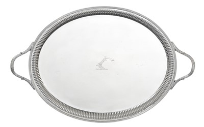 Lot 2072 - A Victorian Silver Tray