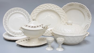 Lot 62 - Assorted Leeds Creamware, including a...