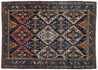 Lot 1110 - South Caucasian Rug Circa 1910 The indigo...