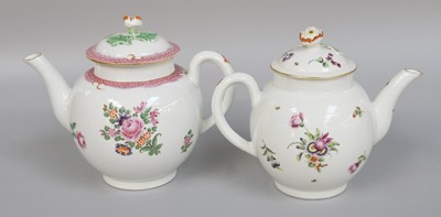 Lot 51 - A Worcester Porcelain Teapot and Cover, circa...