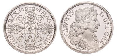Lot 469 - UK, Petition Crown, 10oz Silver Proof Two-Coin...