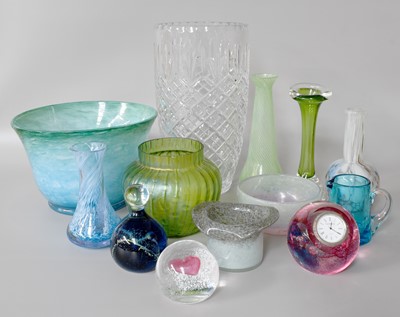 Lot 23 - A Quantity of 20th Century Art Glass Including:...