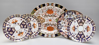 Lot 59 - A Royal Crown Derby Imari Meat Plate, oval...
