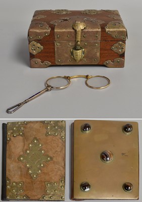 Lot 12 - A Victorian Agate Mounted Desk Blotter,...