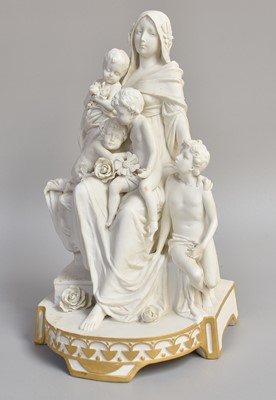 Lot 13 - A Vienna Bisque Porcelain Figure Group of a...