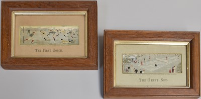 Lot 1 - Two Framed Sporting Stevengraphs, "The First...