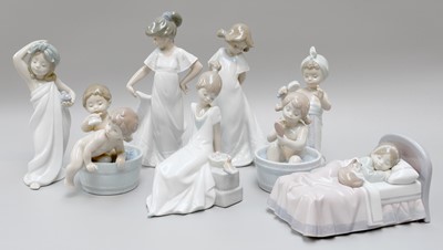 Lot 50 - Seven Lladro Figures Including: model no 6540...