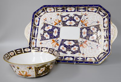 Lot 39 - A Royal Crown Derby Cabaret Tray, 49cm handle...