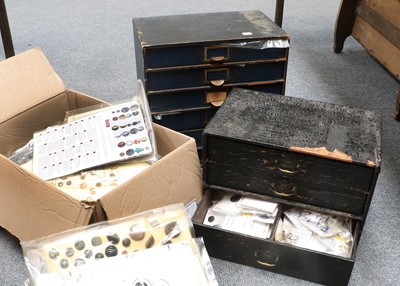 Lot 68 - A Large Collection of Mainly Military Buttons,...