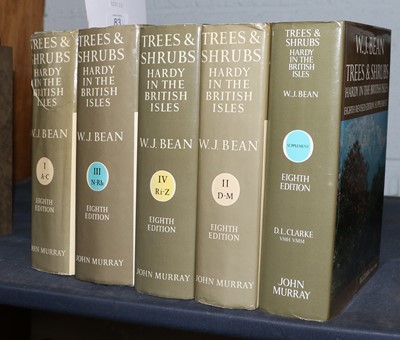 Lot 83 - Bean (W. J.), Trees and Shrubs: Hardy in the...