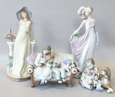 Lot 41 - Four Lladro Groups Including, Model No, 5735...