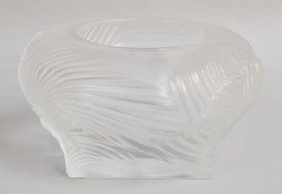 Lot 6 - A Modern Lalique Glass Bowl, moulded with...