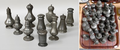 Lot 34 - A Collection of 18th/19th Century Pewter Salts...