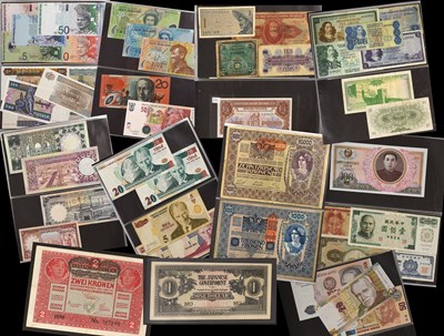 Lot 342 - A British and World Banknote Album, containing...