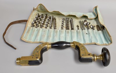 Lot 46 - Marples Brace, with brass fittings, together...