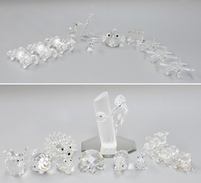 Lot 48 - A Quantity of Swarovski Crystal Ornaments (two...