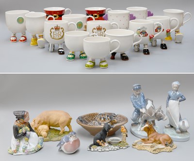Lot 49 - A Collection of Carltonware Novelty Footed...