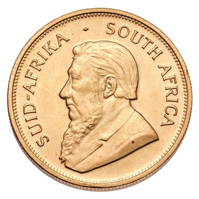 Lot 206 - South Africa, Krugerrand 1980, obv. bust of...