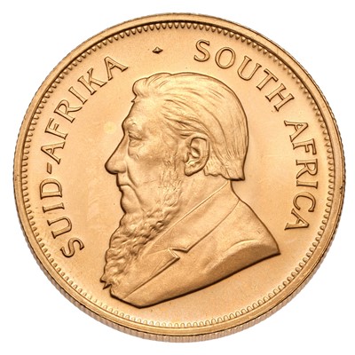 Lot 207 - South Africa, Krugerrand 1981, obv. bust of...