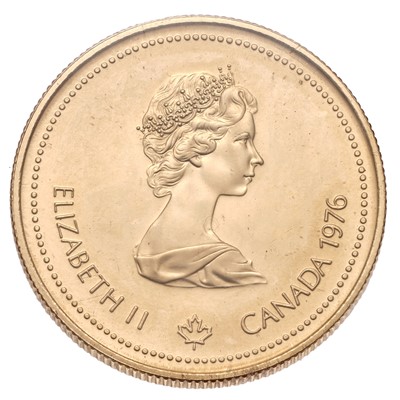 Lot 204 - Canada, Gold $100 1976, struck to commemorate...