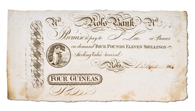 Lot 294 - Ireland, Co. Wexford, Ross Bank, Four Guineas,...