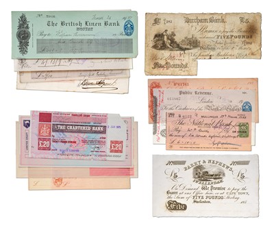 Lot 289 - Durham Bank, Five Pounds, dated 14th August...