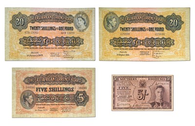 Lot 329 - South Rhodesia, Five Shillings, dated 1st...