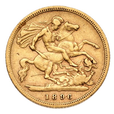 Lot 121 - Victoria, Half Sovereign 1896; fine