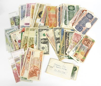 Lot 340 - Assorted British and World Banknotes,...