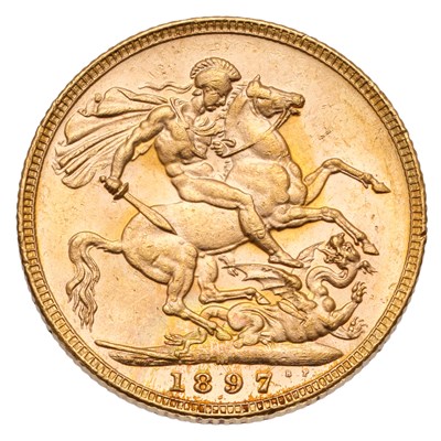 Lot 117 - Victoria, Sovereign 1897M, Melbourne Mint;...