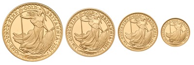 Lot 176 - Royal Mint, Gold Proof Britannia Collection...