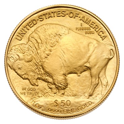 Lot 223 - USA, 1oz Gold $50 'Buffalo' 2006; encapsulated...