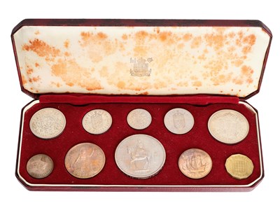 Lot 224 - Elizabeth II, 'Coronation' Proof Set 1953, 10...