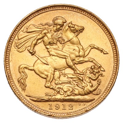 Lot 141 - George V, Sovereign 1912; good very fine