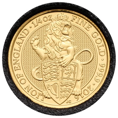 Lot 182 - Elizabeth II, Gold 1/4oz Coin 2016, Queen's...