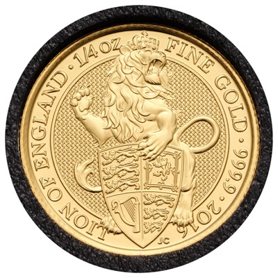 Lot 180 - Elizabeth II, Gold 1/4oz Coin 2016, Queen's...