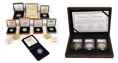 Lot 264 - Mixed Silver Proof and Cupro-Nickel...