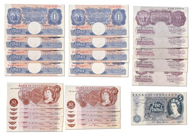 Lot 307 - Bank of England Banknote Collection, 25 notes...