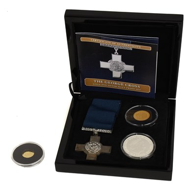 Lot 193 - The George Cross Gold and Silver Matt Proof...