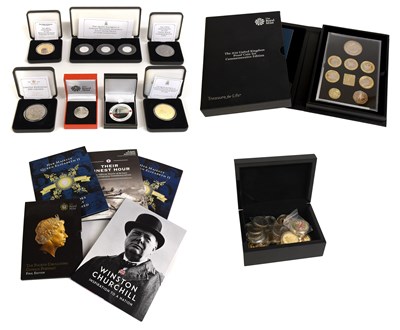 Lot 259 - Mixed Commemorative Coins and Sets, comprising;...